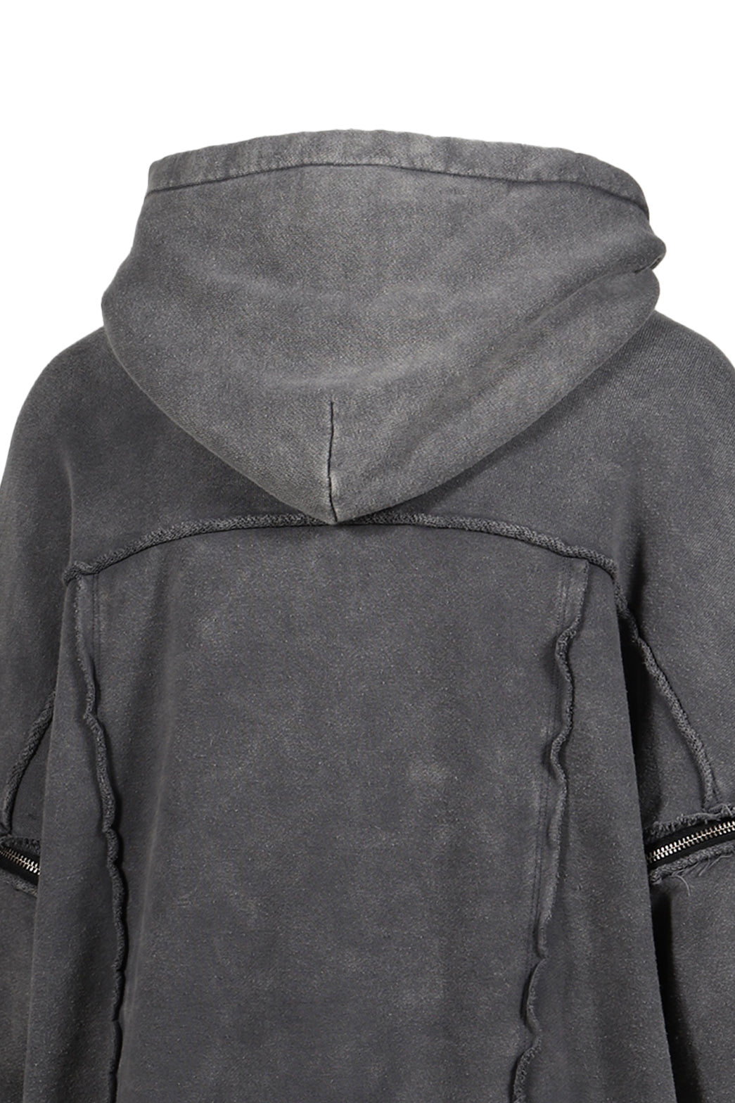 SPLIT SWEAT HOODIE / GRY
