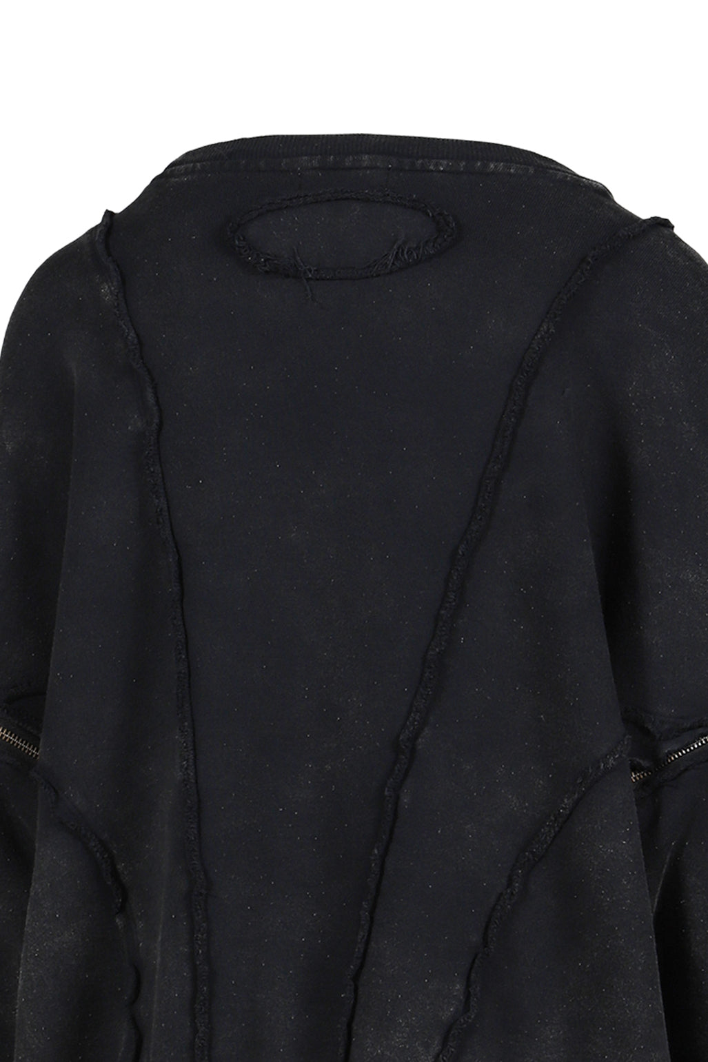 SPLIT SWEAT CREWNECK / BLK