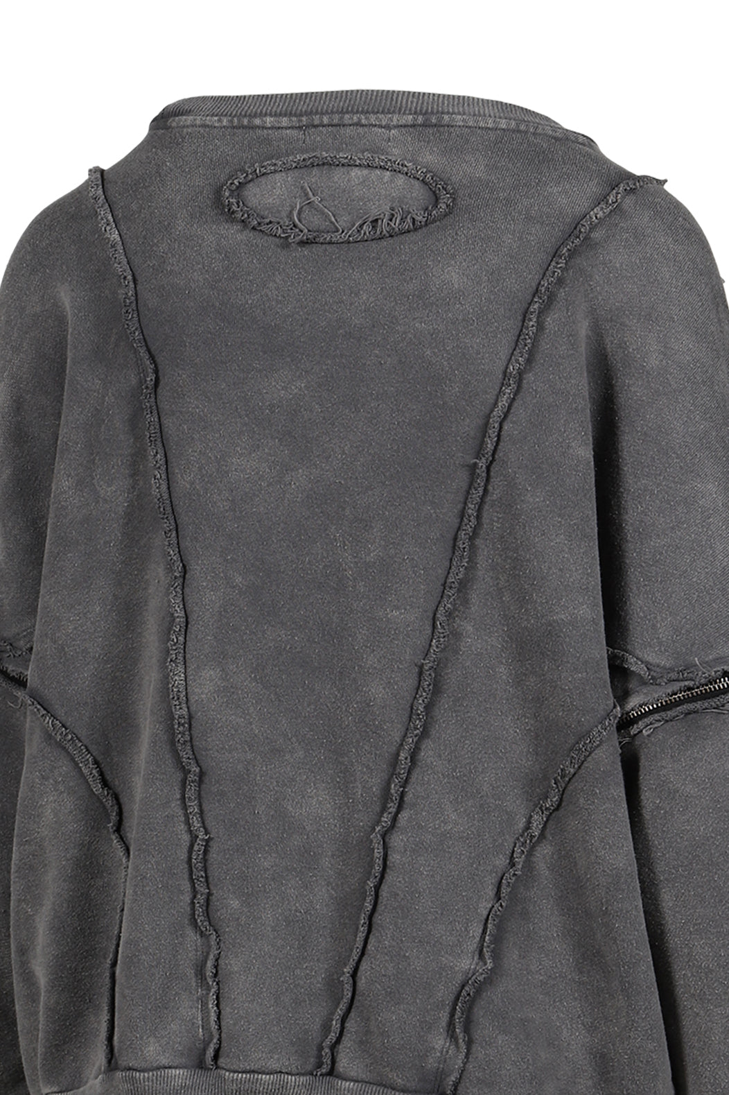 SPLIT SWEAT CREWNECK / GRY