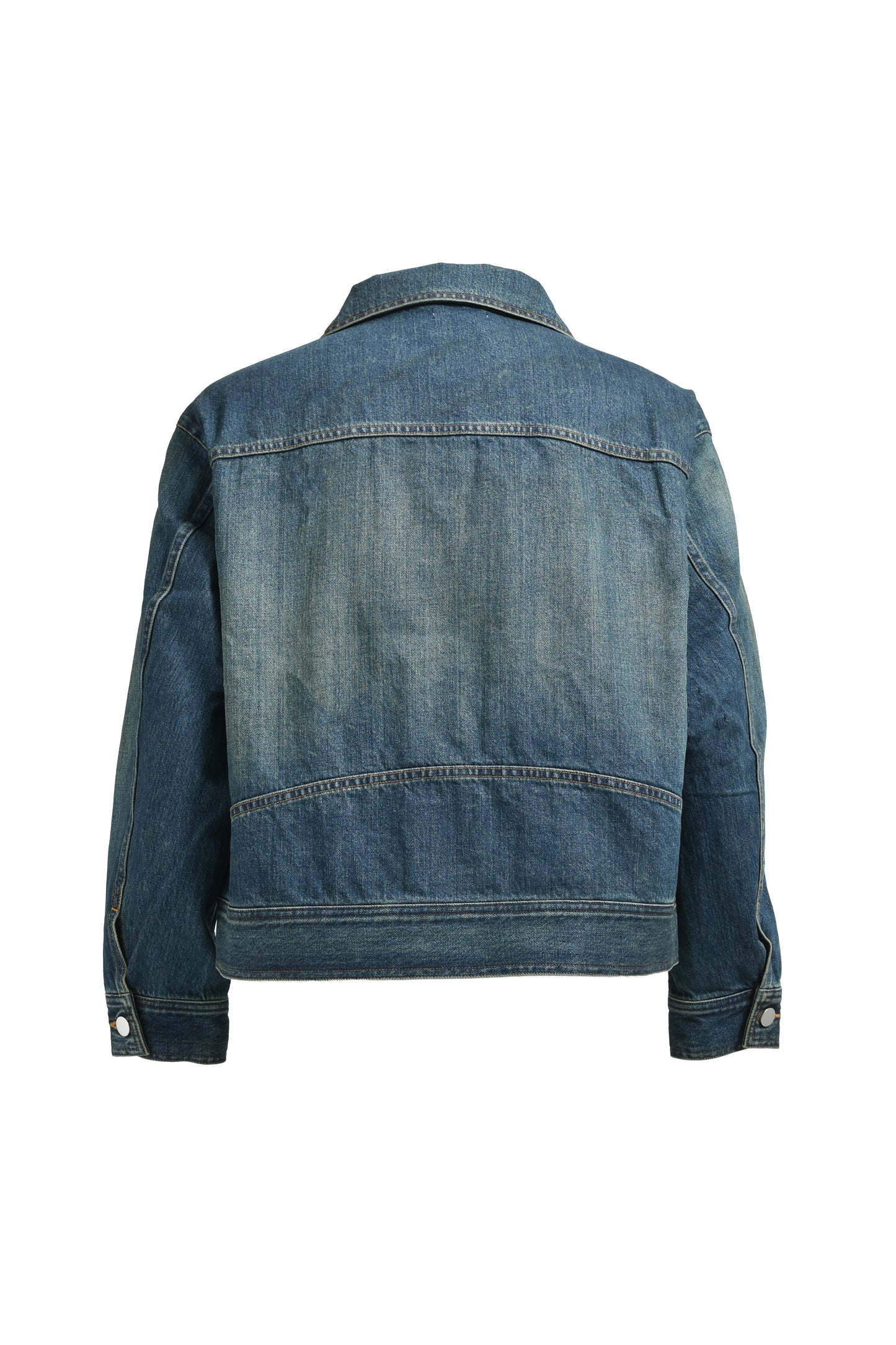 DENIM BLOUSON / BLU