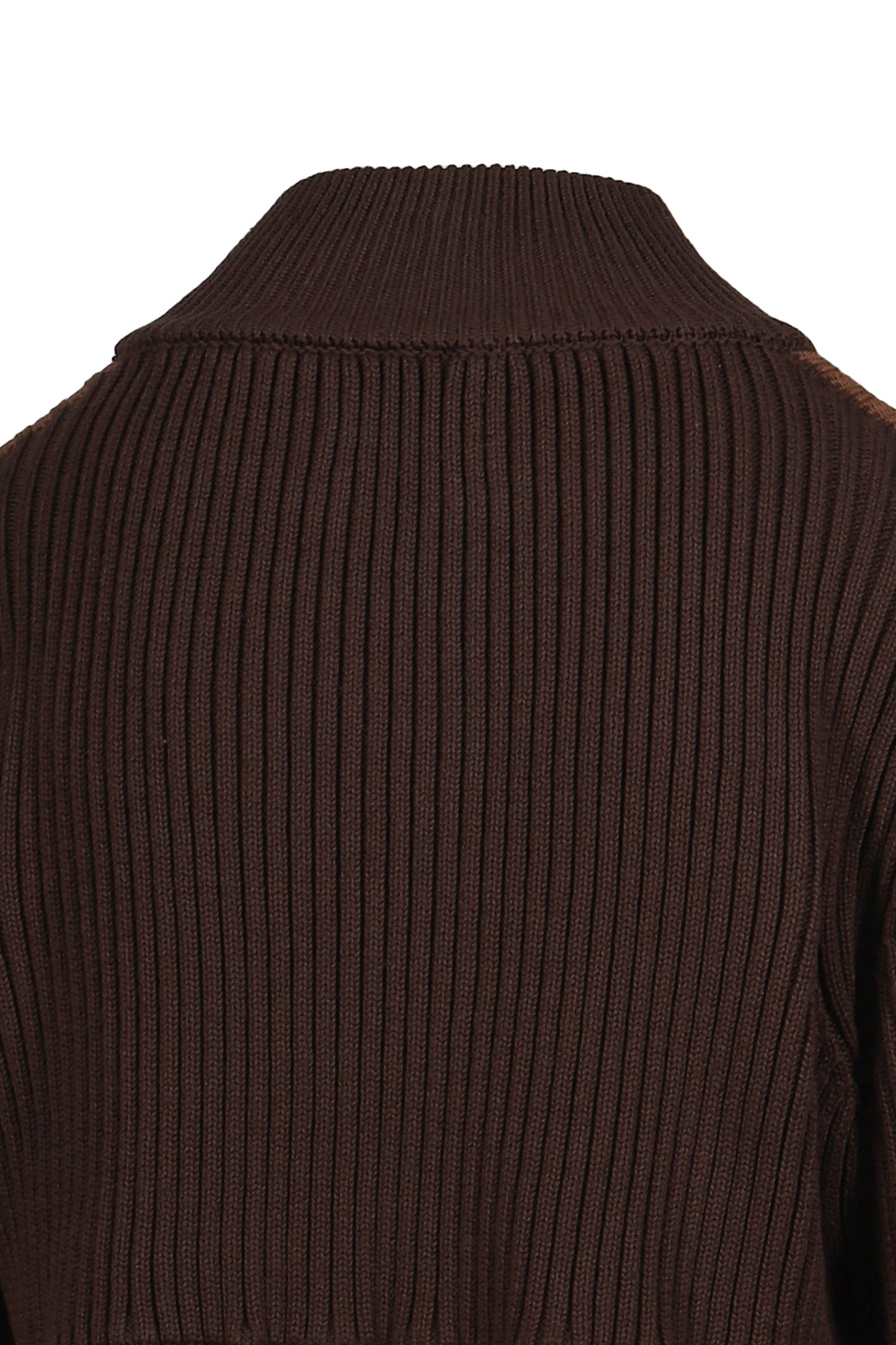 DOUBLE ZIP KNIT / BRW