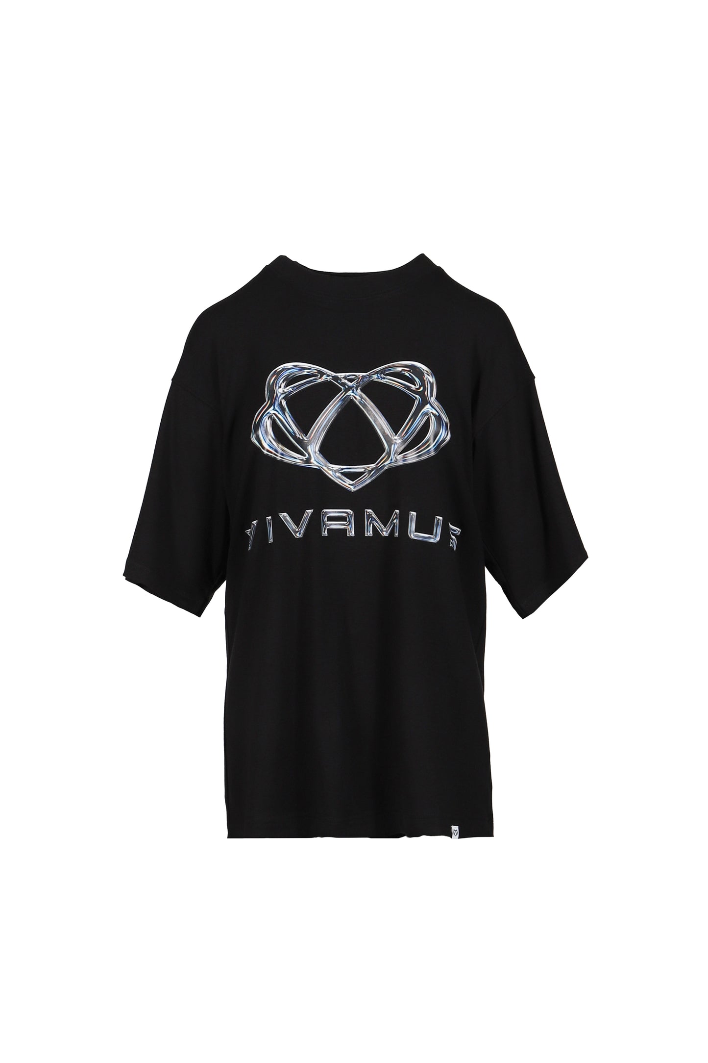 VIVAMUS LOGO CREWNECK T-SHIRT / BLK