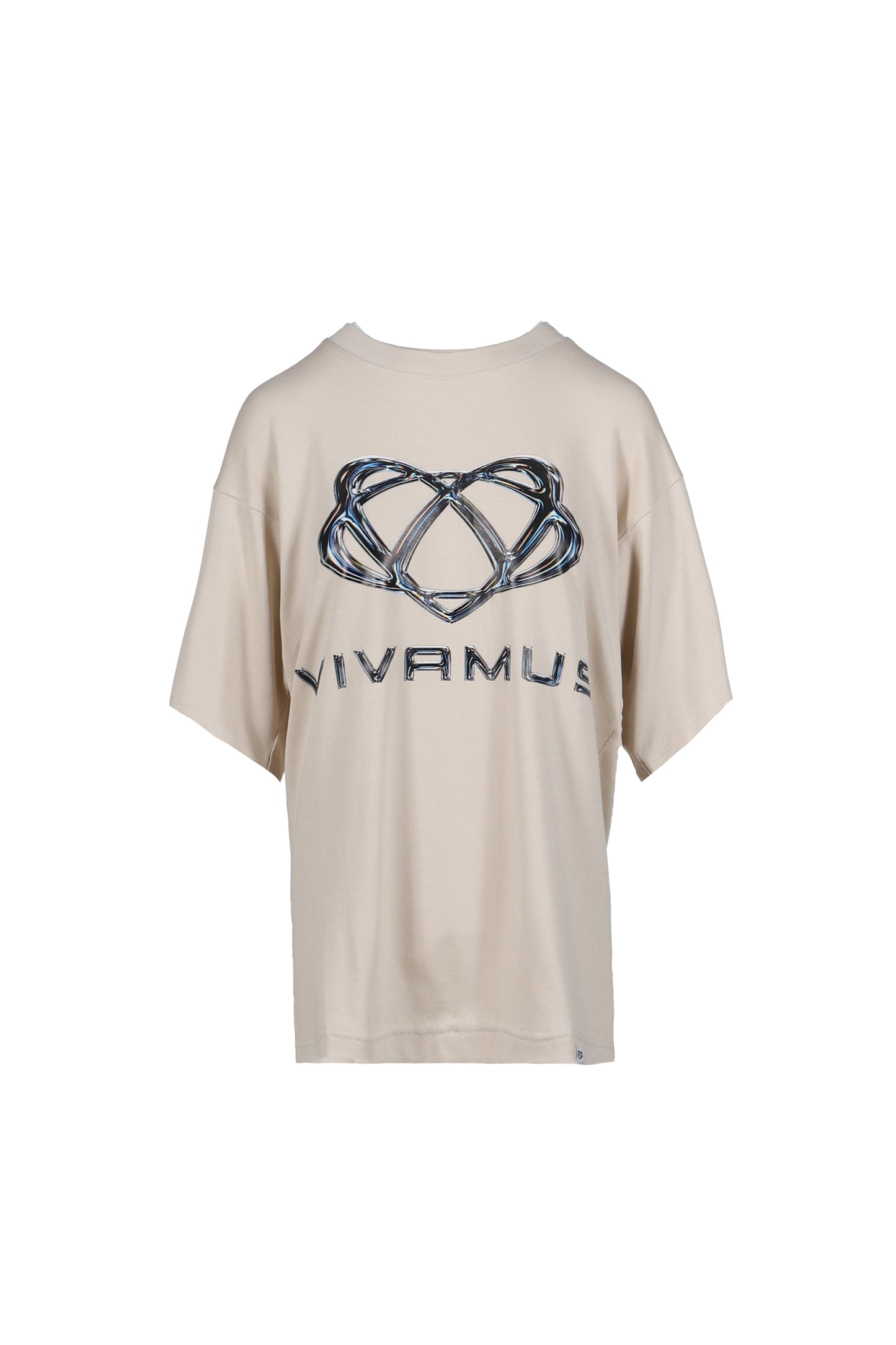 VIVAMUS LOGO CREWNECK T-SHIRT / WHT