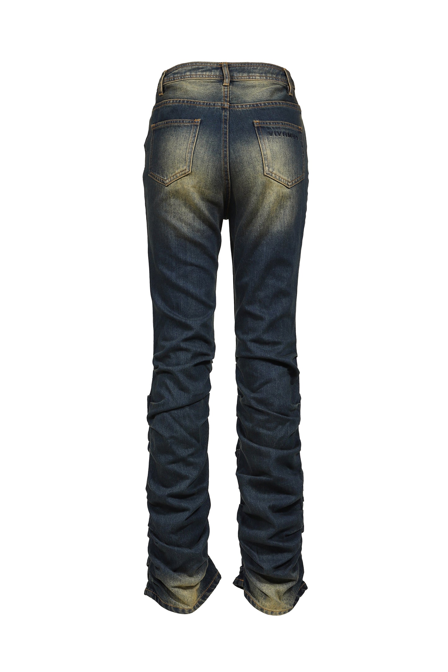 LOOSED LEG DENIM PANTS / BLU
