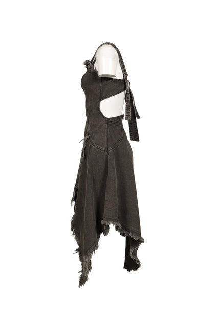DENIM ONE PIECE / BLK