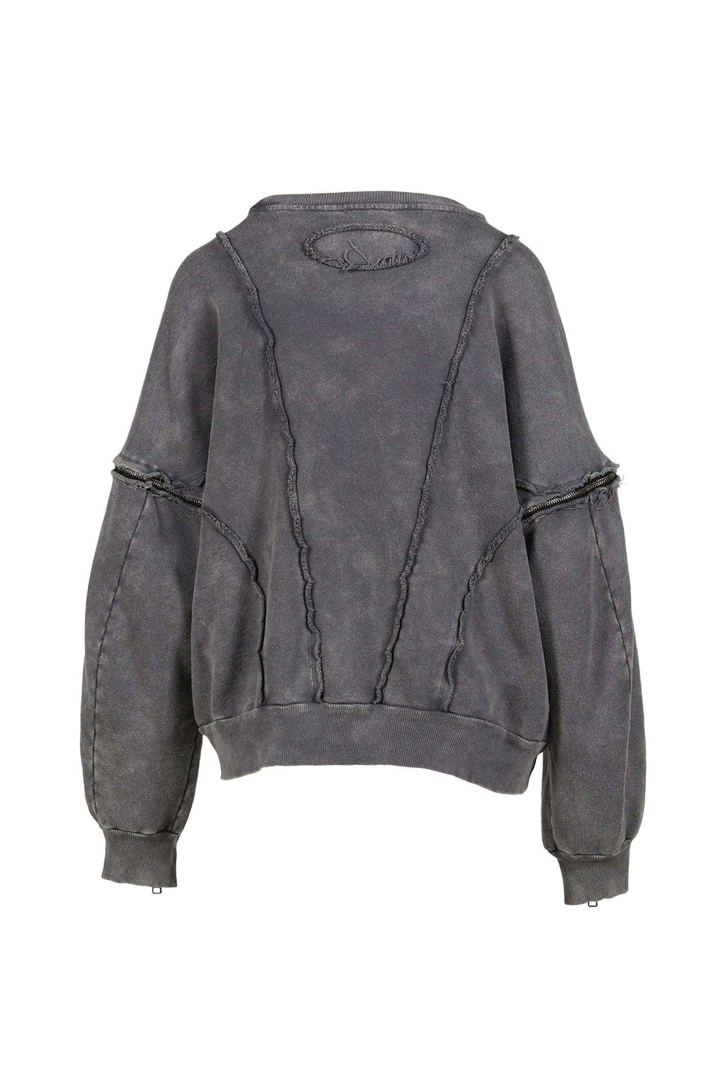 SPLIT SWEAT CREWNECK / GRY
