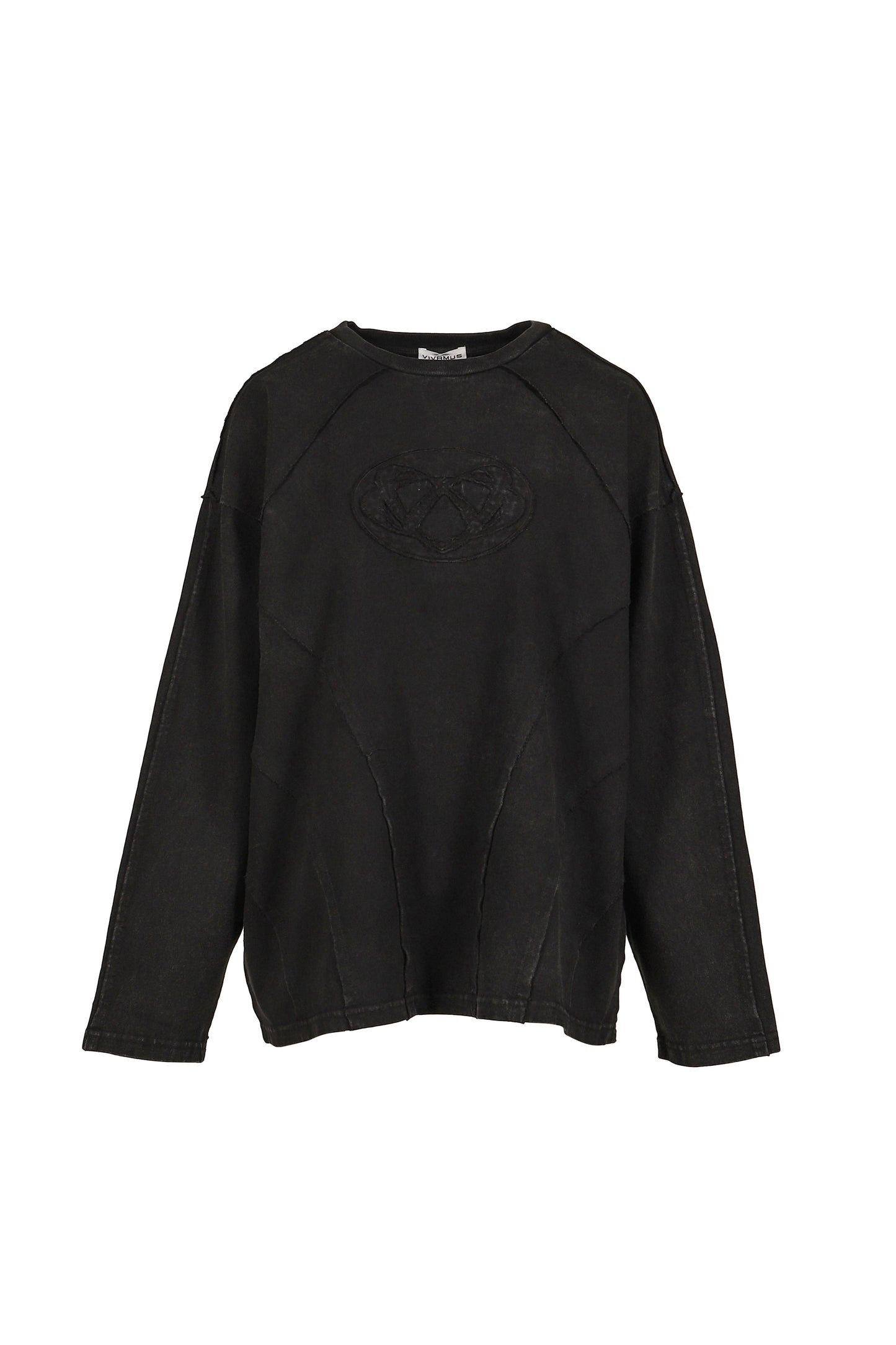 CREWNECK L/S TEE / BLK