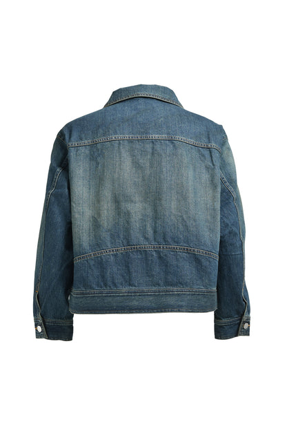 DENIM BLOUSON / BLU