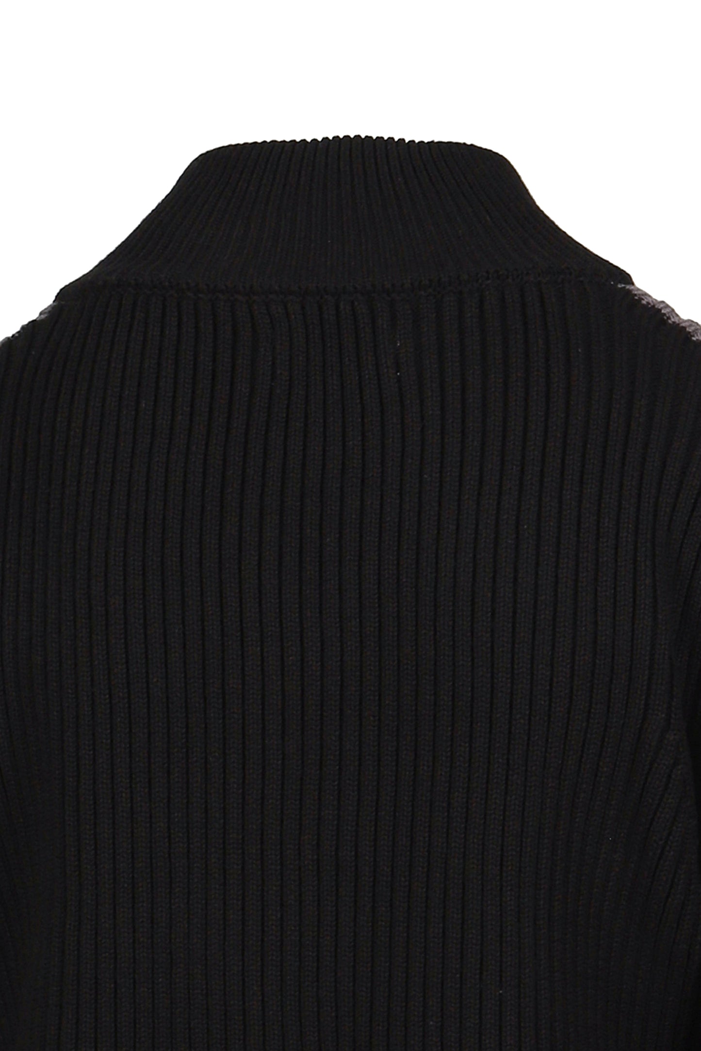 DOUBLE ZIP KNIT / BLK