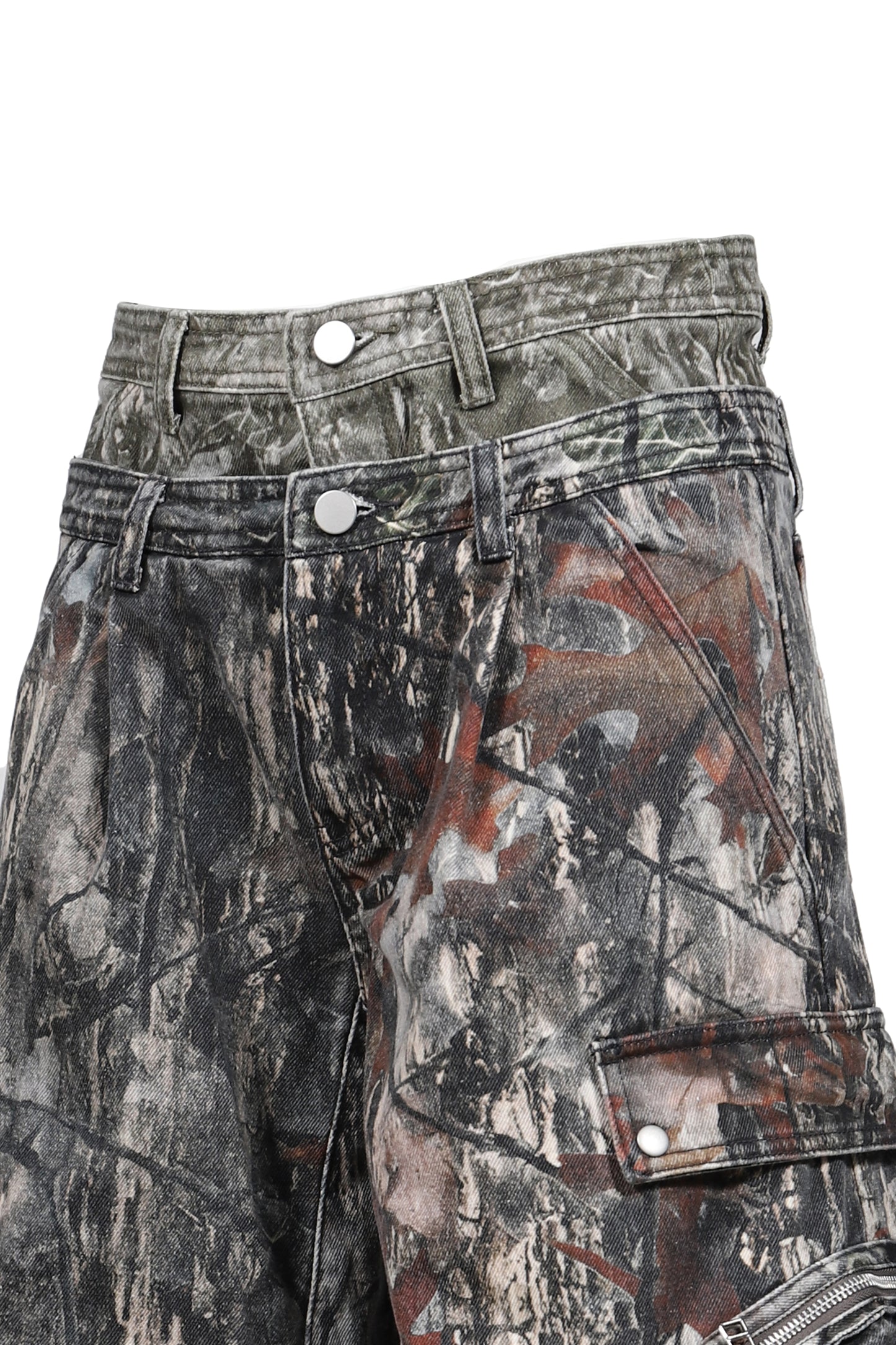 CAMO SHORTS / BLK