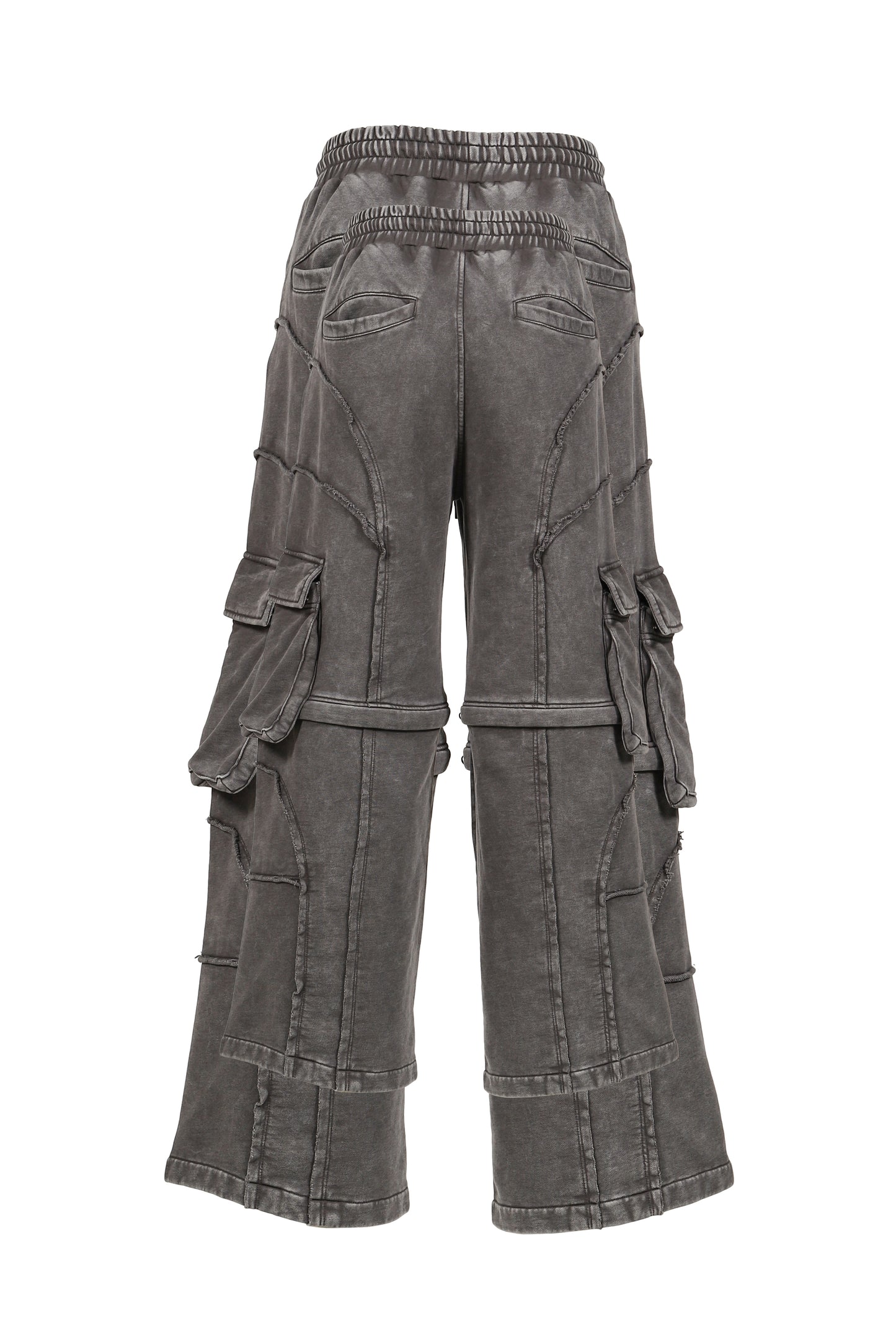 SPLIT SWEAT PANTS / GRY