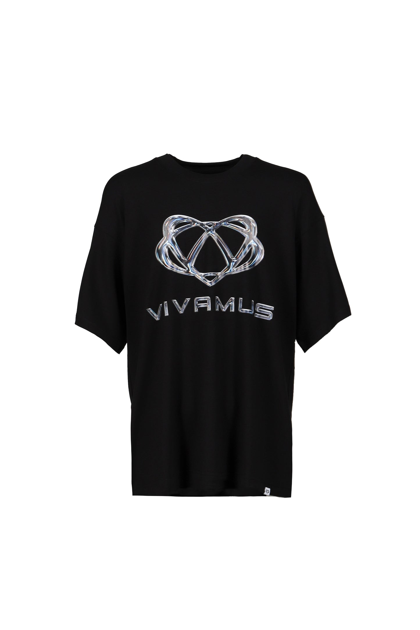 VIVAMUS LOGO MENS CREWNECK T-SHIRT / BLK