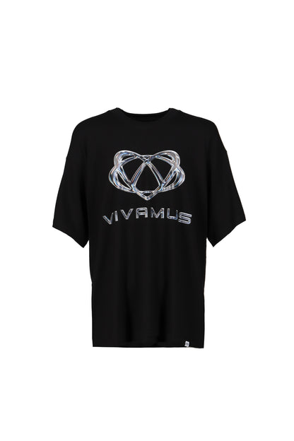 VIVAMUS LOGO MENS CREWNECK T-SHIRT / BLK