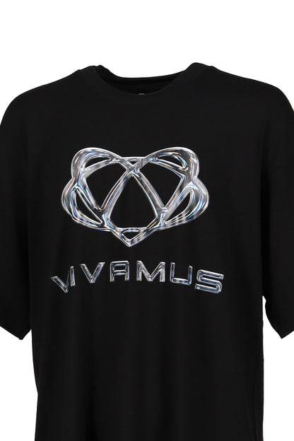 VIVAMUS LOGO MENS CREWNECK T-SHIRT / BLK