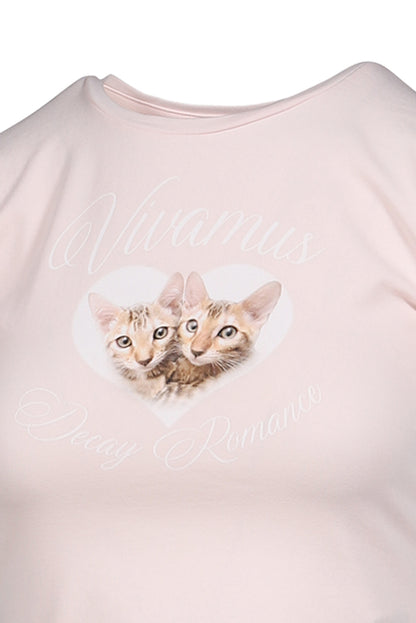 CATS MINI T-SHIRT / PNK