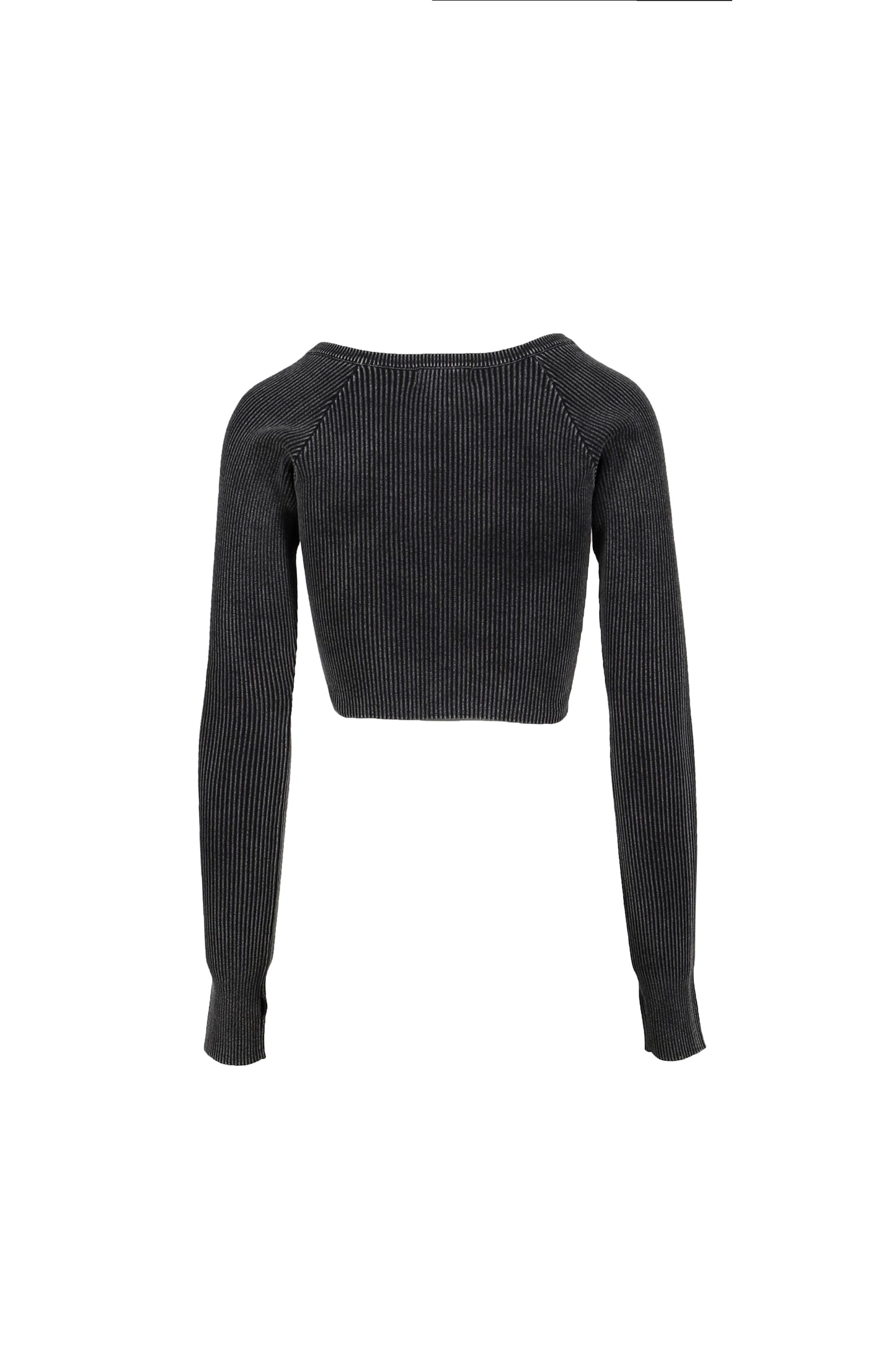 BITIER RIB CARDIGAN / BLK