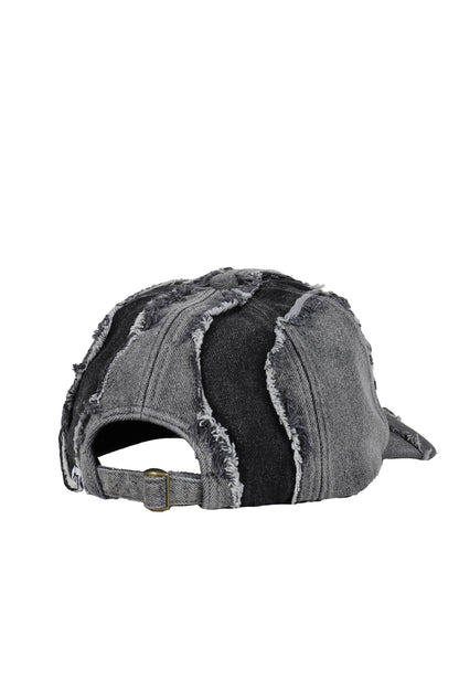 DISTRESSED CAP / BLK