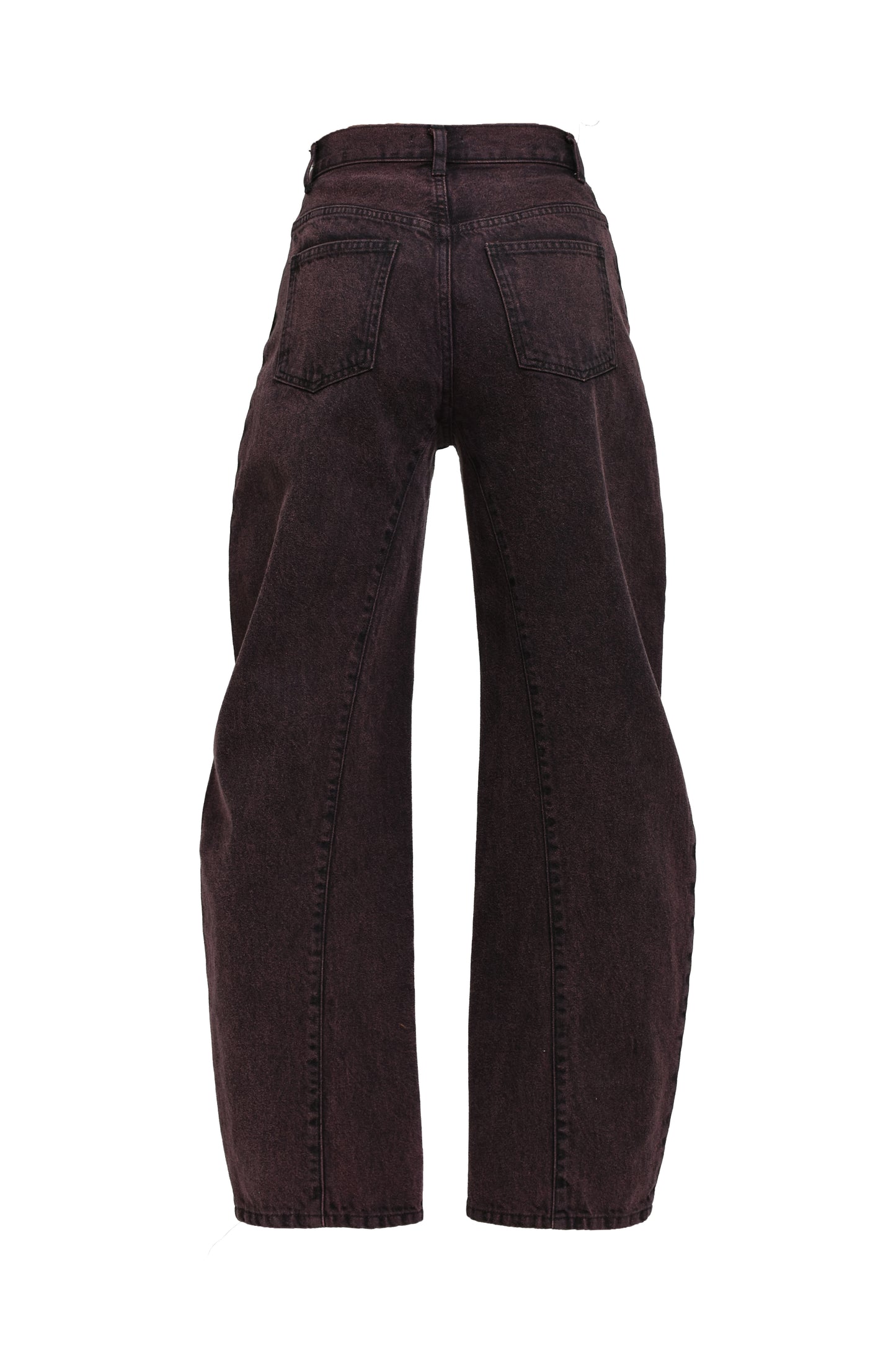 CURVED DENIM PANTS / PNK