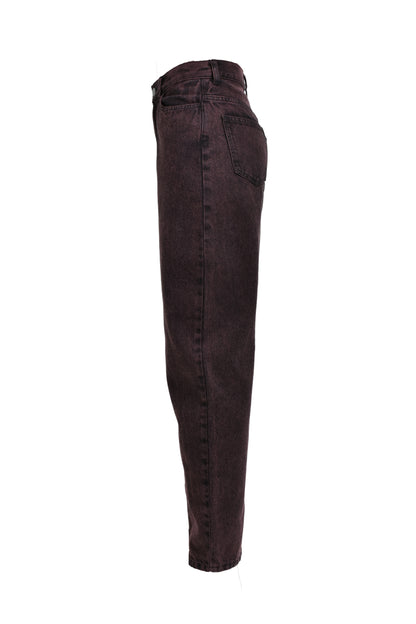 CURVED DENIM PANTS / PNK