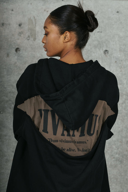 HEAVY SWEAT HOODIE / BLK